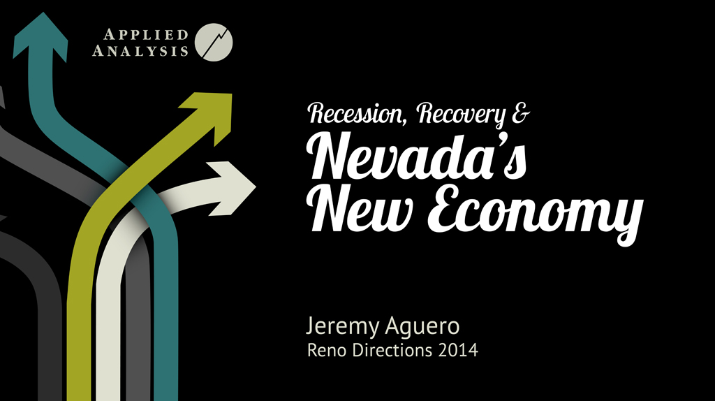 Cover, Recession, Recovery & Nevada's New Economy