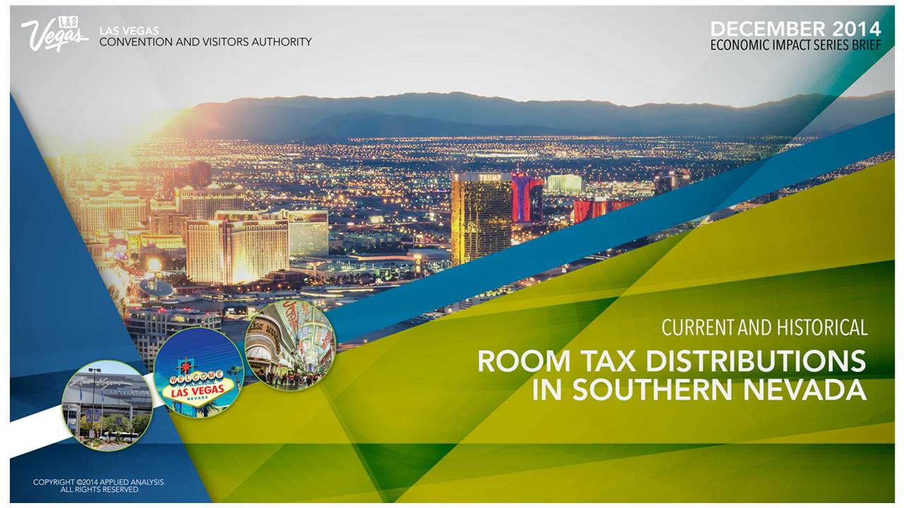 Cover, Current and Historical Room Tax Distributions in Southern Nevada