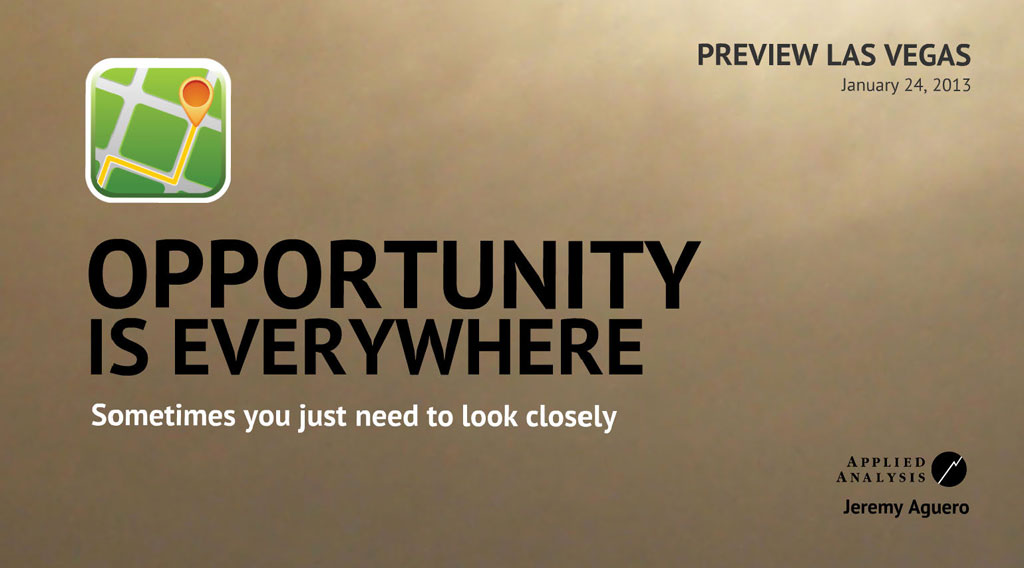 Cover, Opportunity is Everywhere