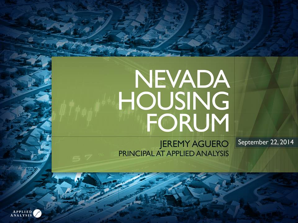 Cover, Nevada Housing Forum